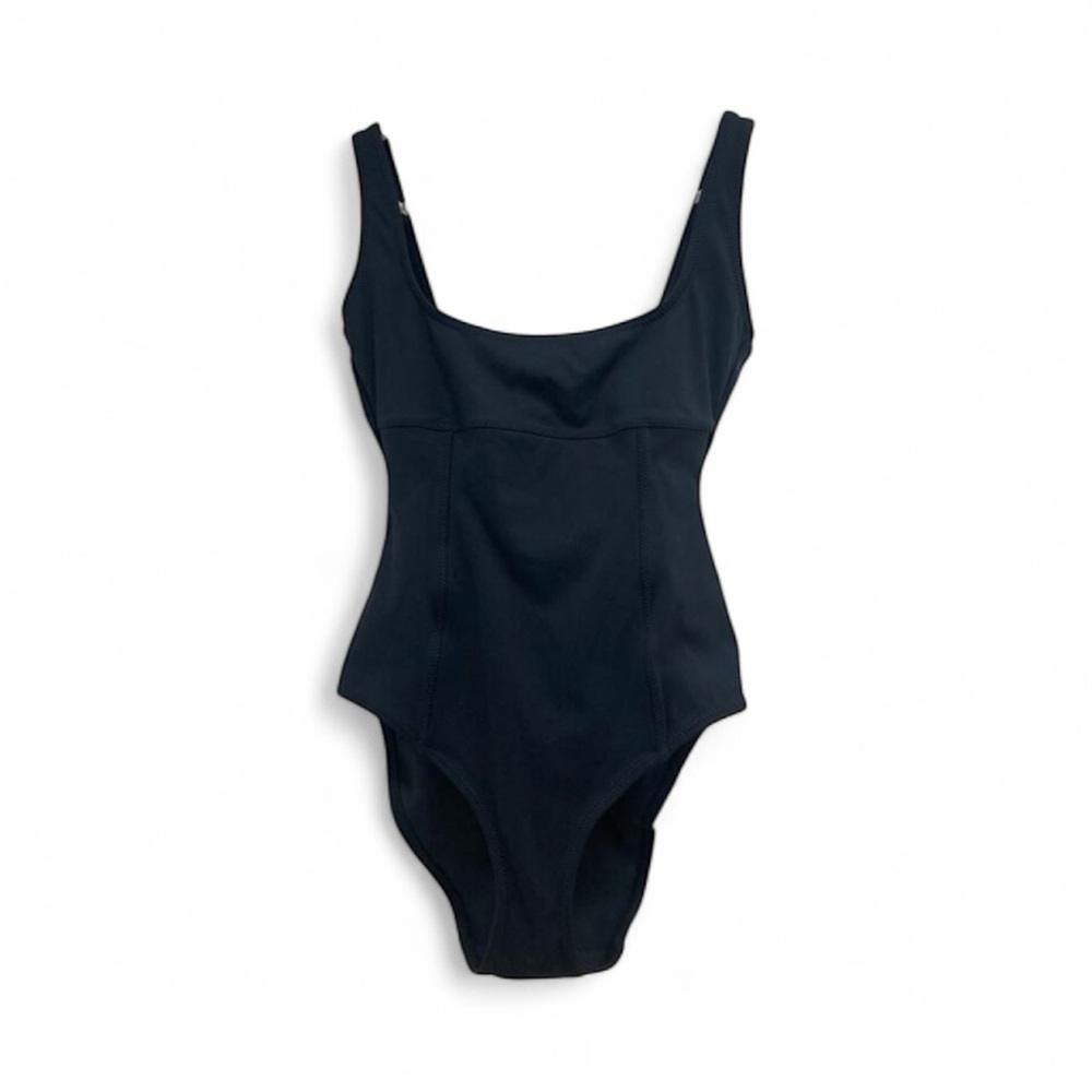 Skims Size XS Swimsuit Shaping Sculpting Tank One Piece Swim ONYX Black NWT